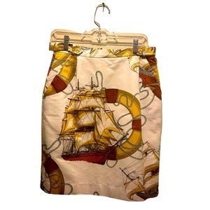 🔥🔥🔥”RARE”🔥🔥BURBERRY🔥NWT🔥NAUTICAL PENCIL SKIRT🔥🔥🔥